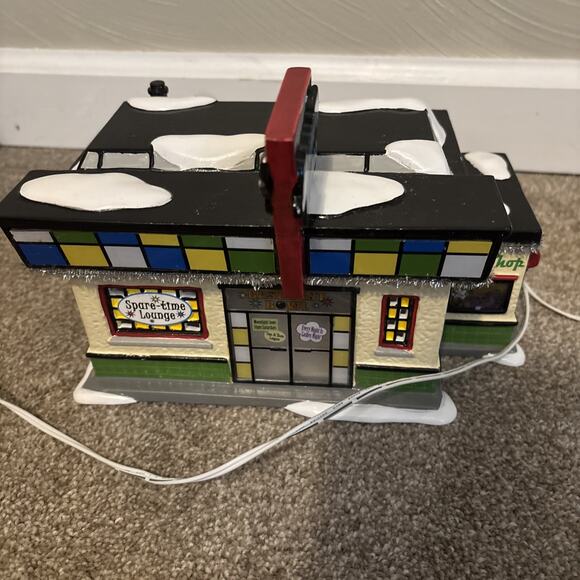 Dept. 56 Snow Village Memory Lanes Bowl - Picture 2 of 16